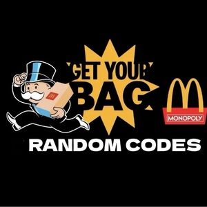 2025 Monopoly McDonald's UNREDEEMED CODES LOT OF 15